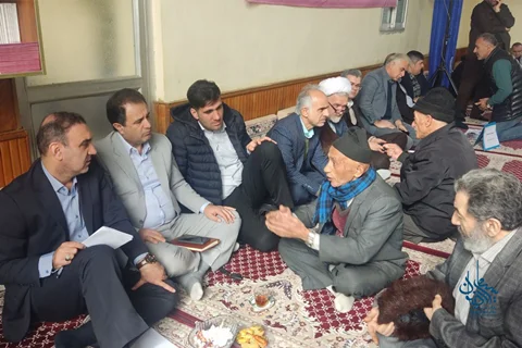 برگزاری میز خدمت دهه فجر در روستای نوکنده بخش پره‌سر رضوانشهر